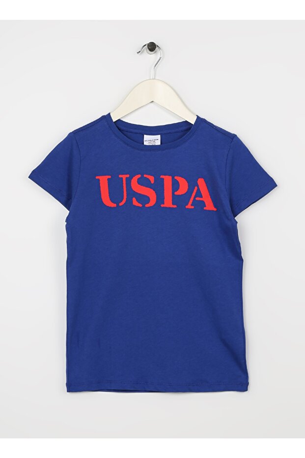 Printed Blue Boy's T-Shirt Geartkıdsıy023
