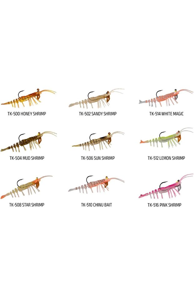 Teke TK Shrimp 75mm 7gr Karides Silikon - 2