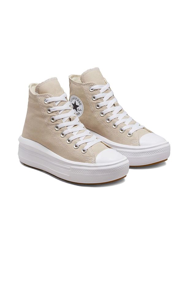 Ctas Move Hi Unisex Platformlu Günlük Ayakkabı A04365c Krem - 3