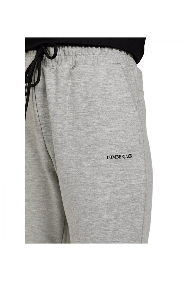 Ct133 Basic Jogger Gri Kadın Eşofman Altı - 3