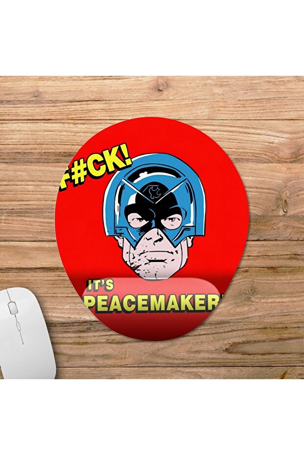 Peacemaker Mousepad with Wrist Support Model - 2 Oval - 1