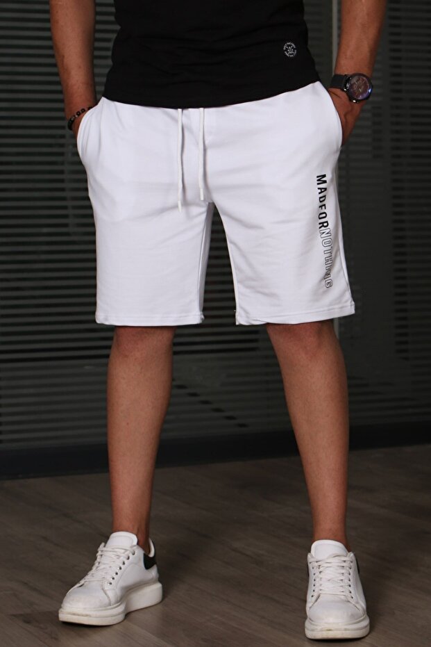 Beyaz Kapri Şort 5403 - 8