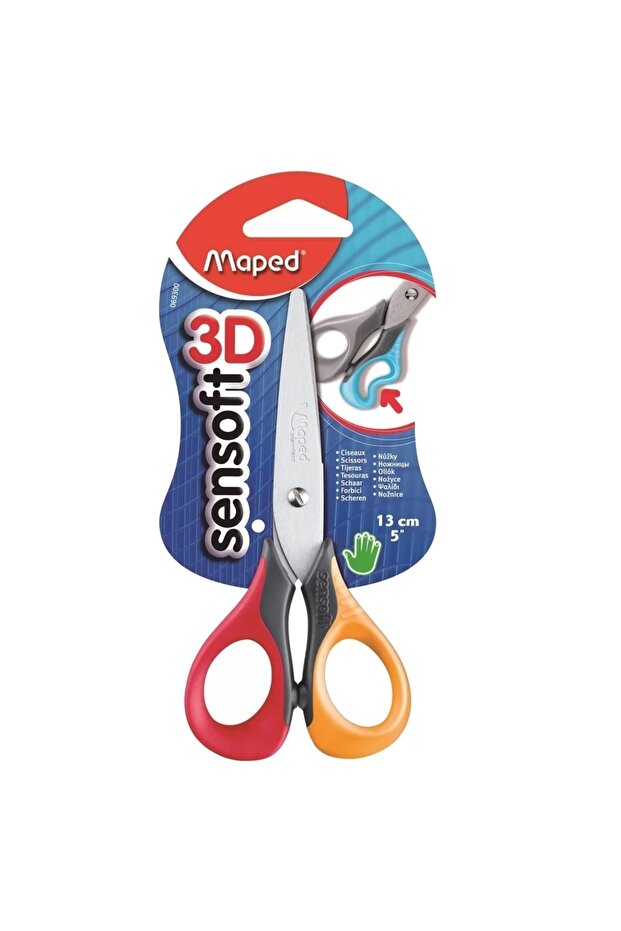 Security Craft Scissors, 13 cm, Round, Assorted - 1