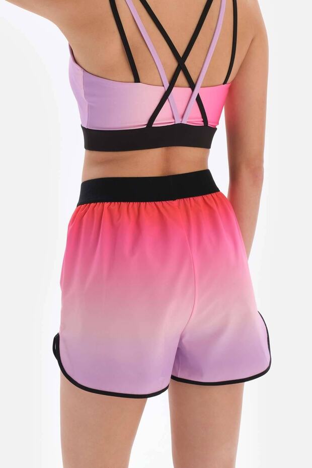 Pembe Active Taytlı Şort - 6