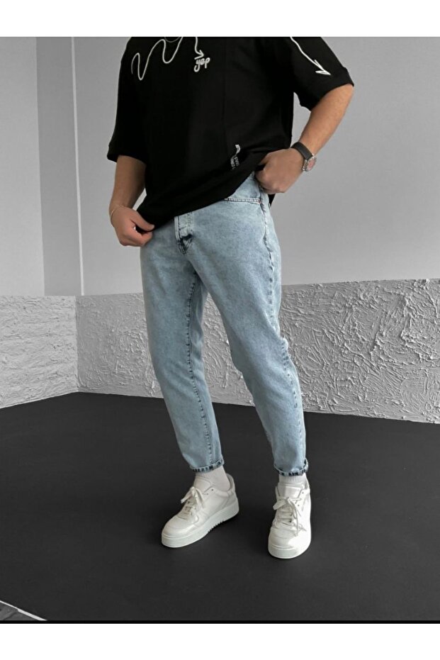 Erkek Boyfriend Kot Pantolon - 1