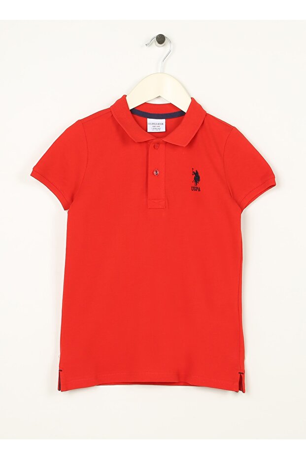Plain Red Boy T-shirt Tp01ıy023