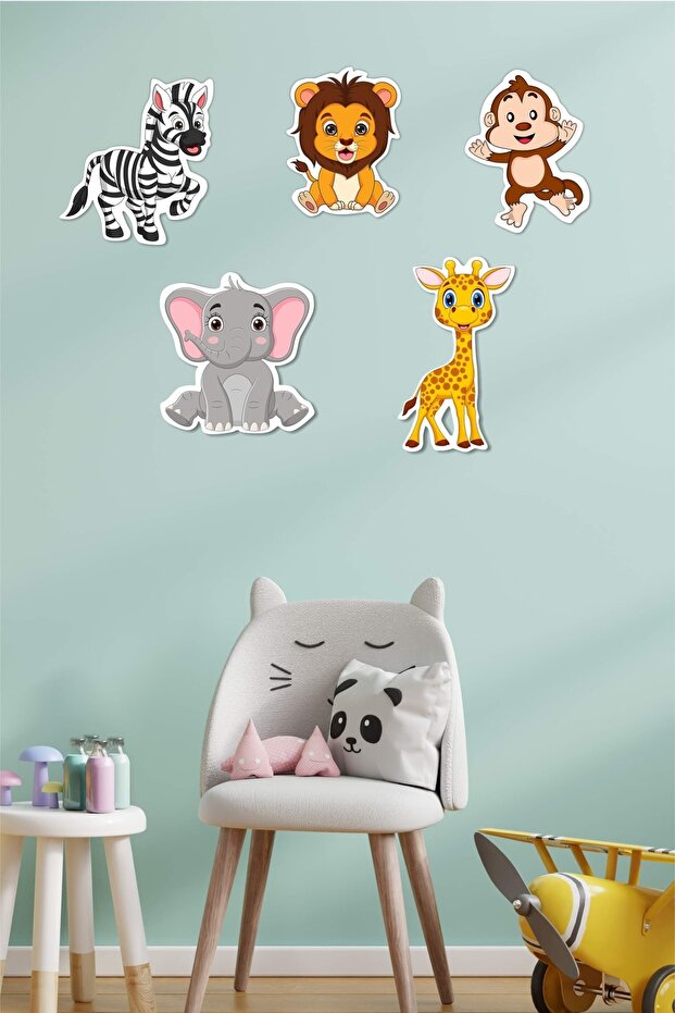 Safari Themed Kids Room Wooden Wall Decor