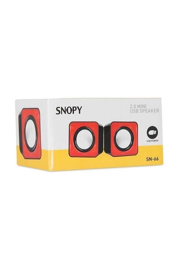 Sn-66 2.0 Usb Speaker Kırmızı - 3