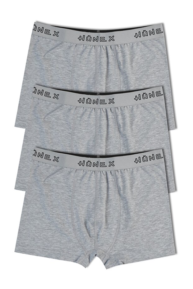 3'lü Pamuklu Erkek Boxer - 1