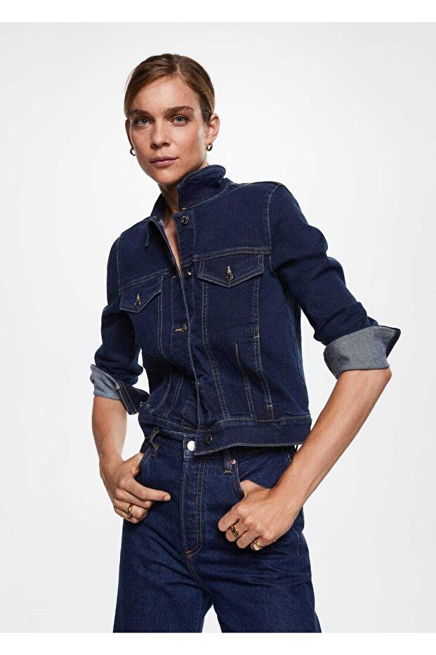 Pamuklu Denim Ceket - 1