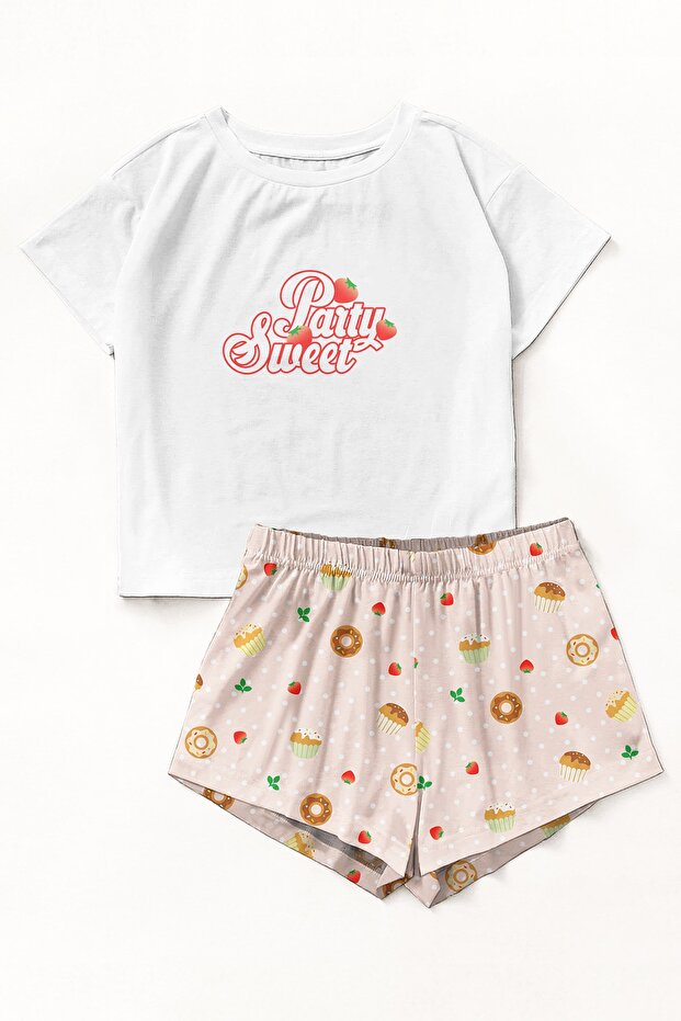 Zezex Cupcake Supersoft Shorts Set