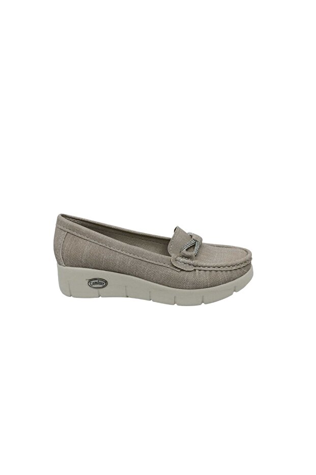 Zerhan 403 Women's Mink Wedge Heel Shoes