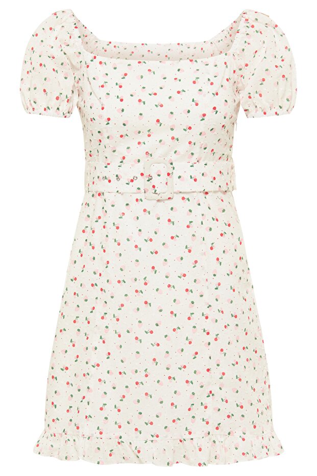 Minikleid kurzarm - 4