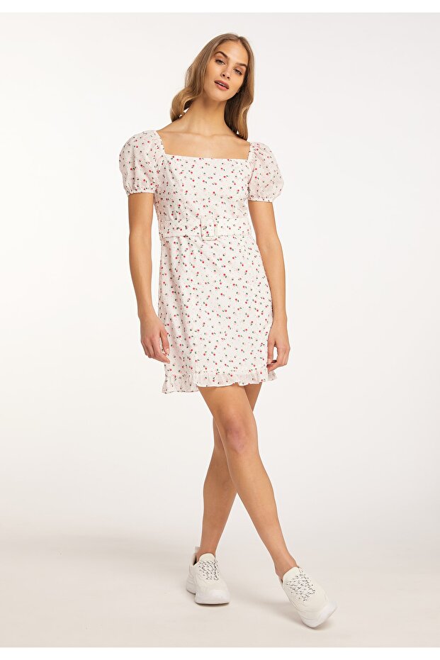 Minikleid kurzarm - 1