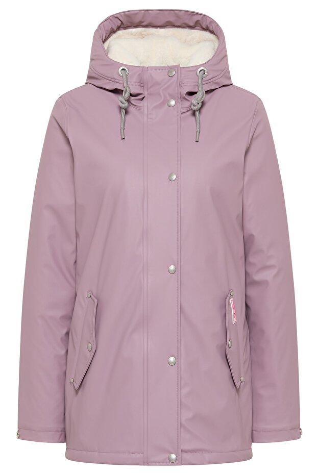 Regenjacke Mit Webpelzfutter - 1