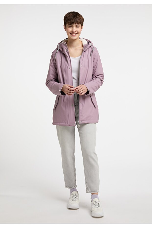 Regenjacke Mit Webpelzfutter - 4