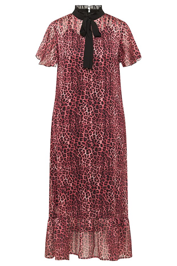 Midikleid s Leoprintem - 4