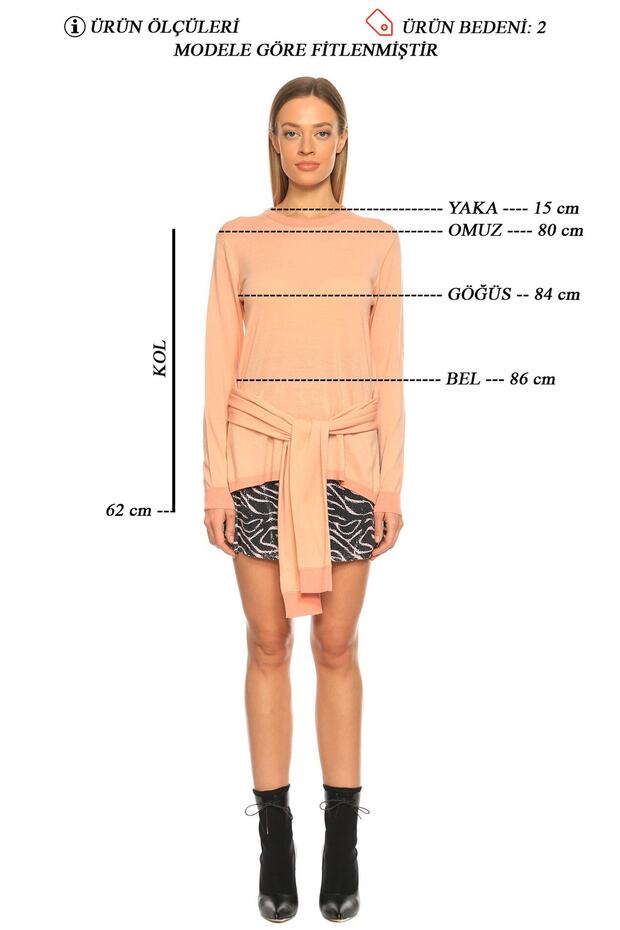 Mercan Rengi Triko - 6