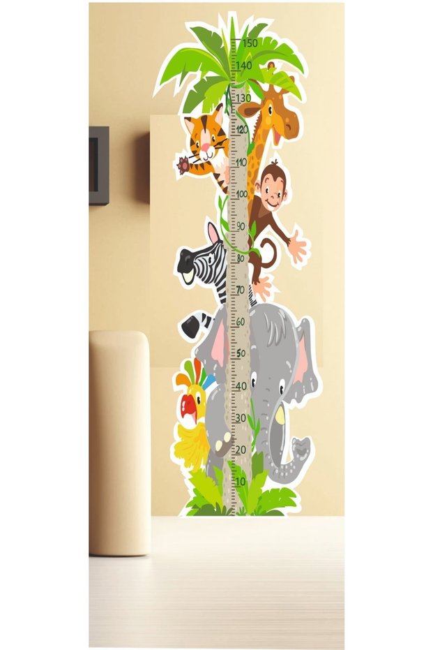 Cute Animal Themed Foil Height Measurer for Kindergartens