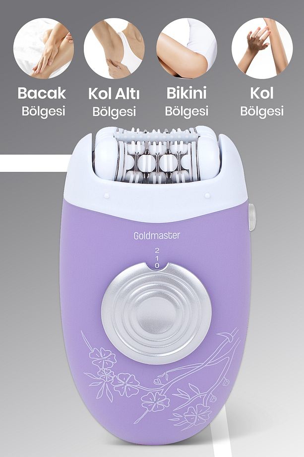 Lavin 30 Cımbızlı Topuk Törpüleme Başlıklı 3 In 1 Şarjlı Epilatör - 2