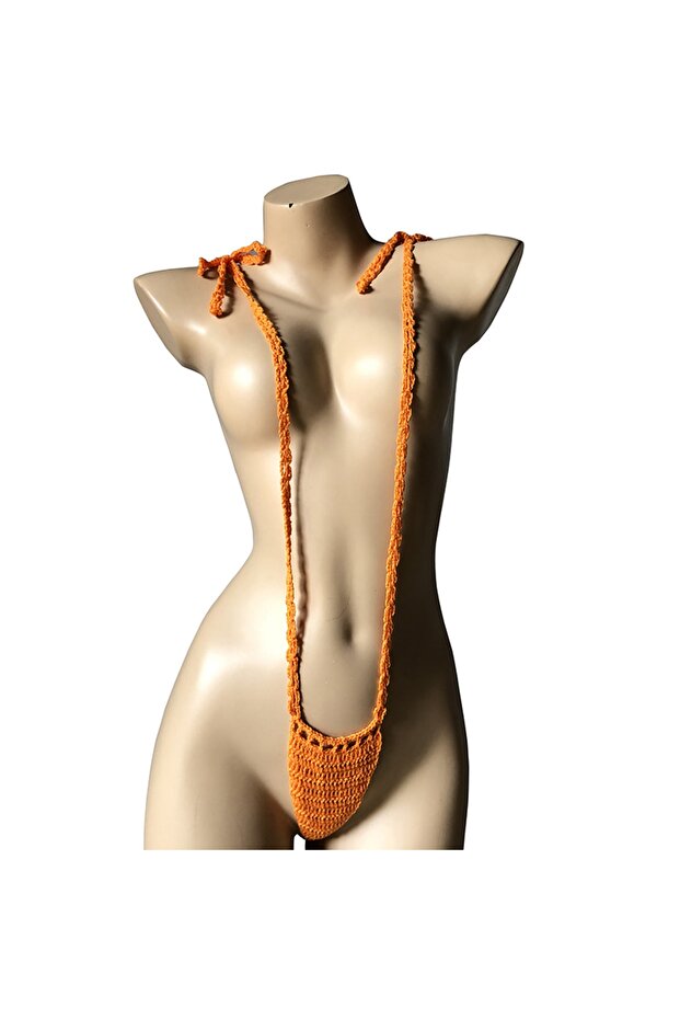 Tığ Örme String Tanga Çamaşır - 1