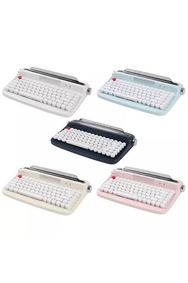 Ios/android Uyumlu Bt5.0 Kablosuz Klavye Daktilo Bluetooth - 4
