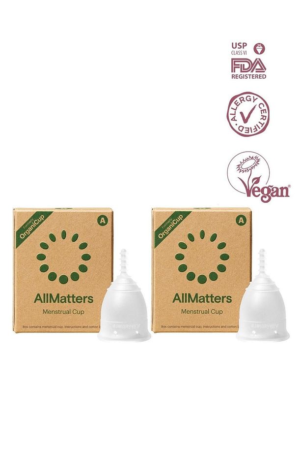 2'li A Model Regl Kabı - Menstrual Cup - 2 Adet A Model Menstrual Kap - 1