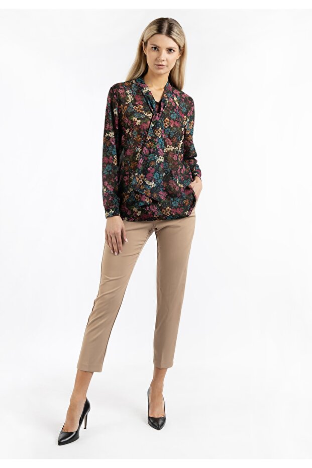 pussy bow blouse qisha - 1