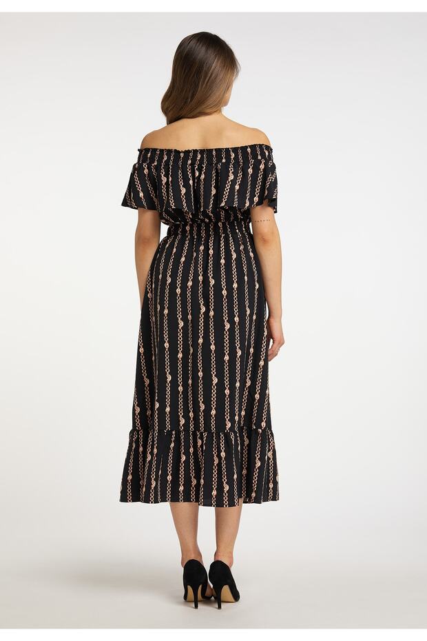 Maxikleid mit Allover-Print mioki - 2