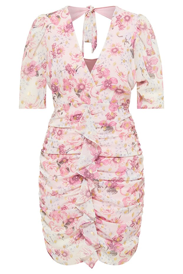 Drapiertes Kleid - 4