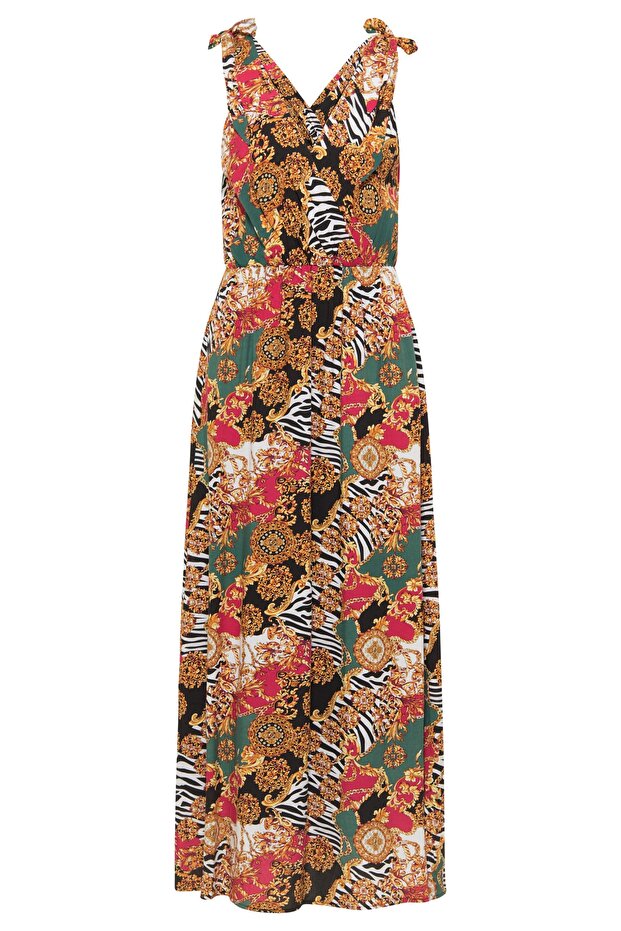 Maxikleid mit Allover-Print mioki - 4