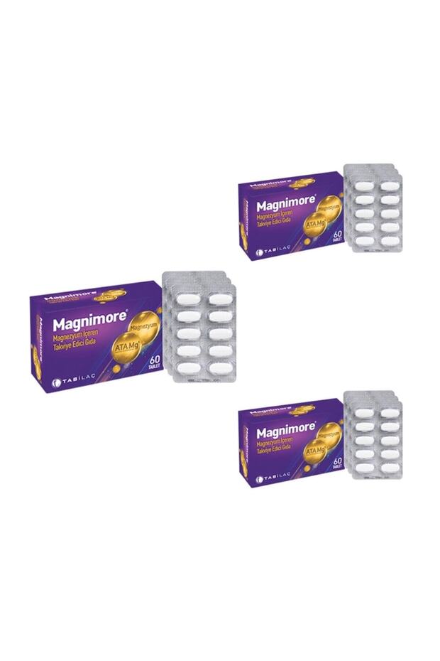 Magnimore 60 Tablets X3 Pieces