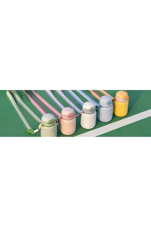 420ml Pipetli Askılı Çelik Matara 6 Saat Sıcak/soğuk Tutma Süresi 5 Farklı Renk Termos - 4