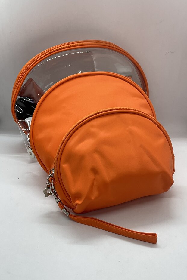 Şeffaf Üçlü Makyaj Seti - 2