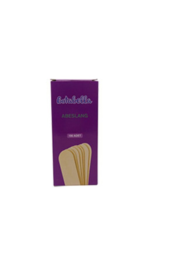 BOTABELLA Abeslang Tahta Dil Çubuğu Basacağı Ağda Spatulası 100'lük