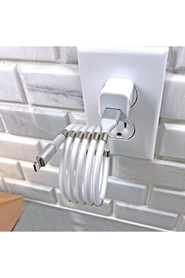 Orange Orjinal Mıknatıslı Kendini Toparlayabilen Manyetik Şarj Ve Data Kablosu Type-c - 4