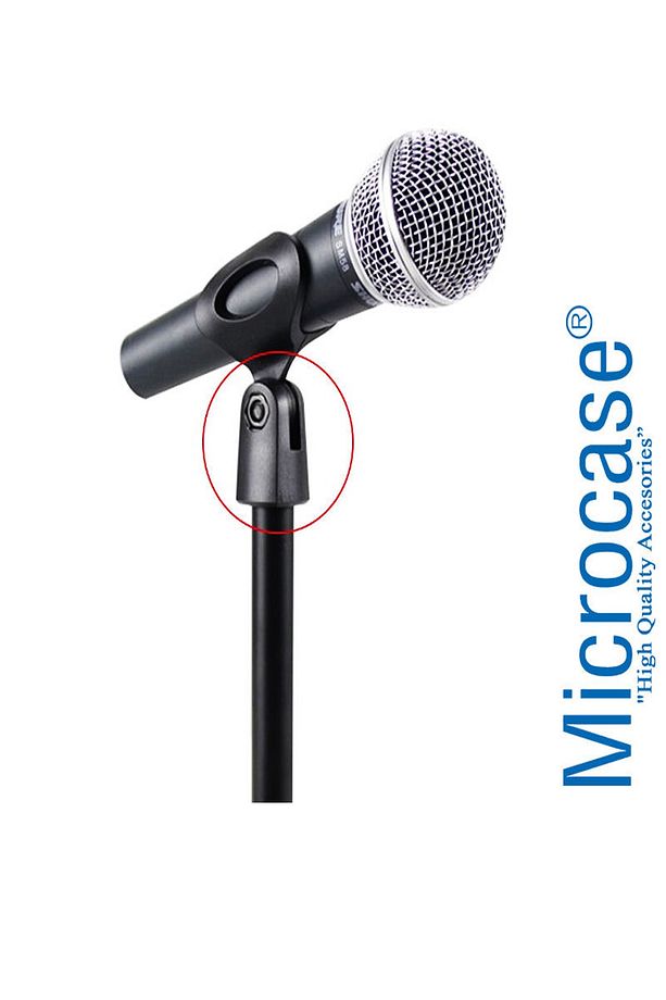 Metal Ayaklı Masaüstü Mikrofon Ayaklığı Karaoke Mikrofon Tutucu Stand Model Al2323 - 2