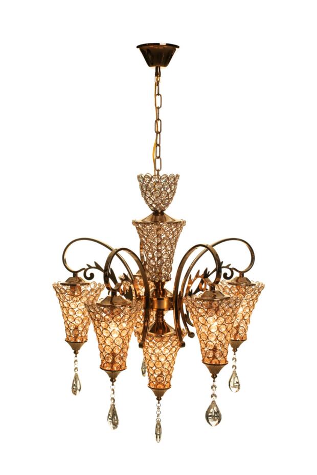 Sarper Gold Kaplama Sarkıt Avize - 1