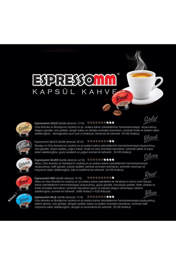 Tchibo Cafissimo Uyumlu Silver Kapsül Kahve (50 ADET) - 7