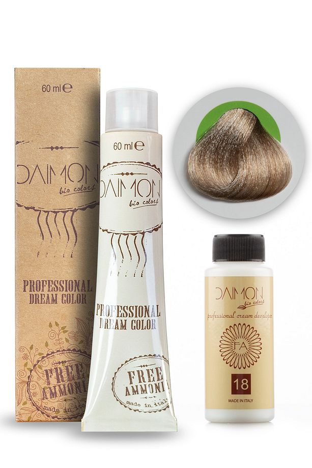 Amonyaksız ( Fa ) 9.21 Çok Açık Sarı Küllü Bej Saç Boyası+ 60 Ml Amonyaksız Oksidan 18 Vol. - 1