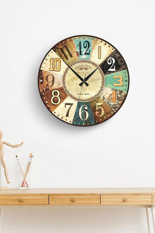 Mdf Duvar Saati 55 cm - Ms5538 - 1