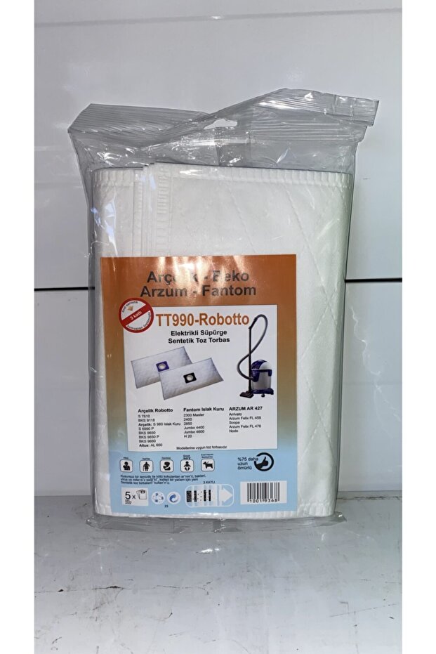-Beko-Arzum-Fantom Tt990 Robotto Dust Bag 143