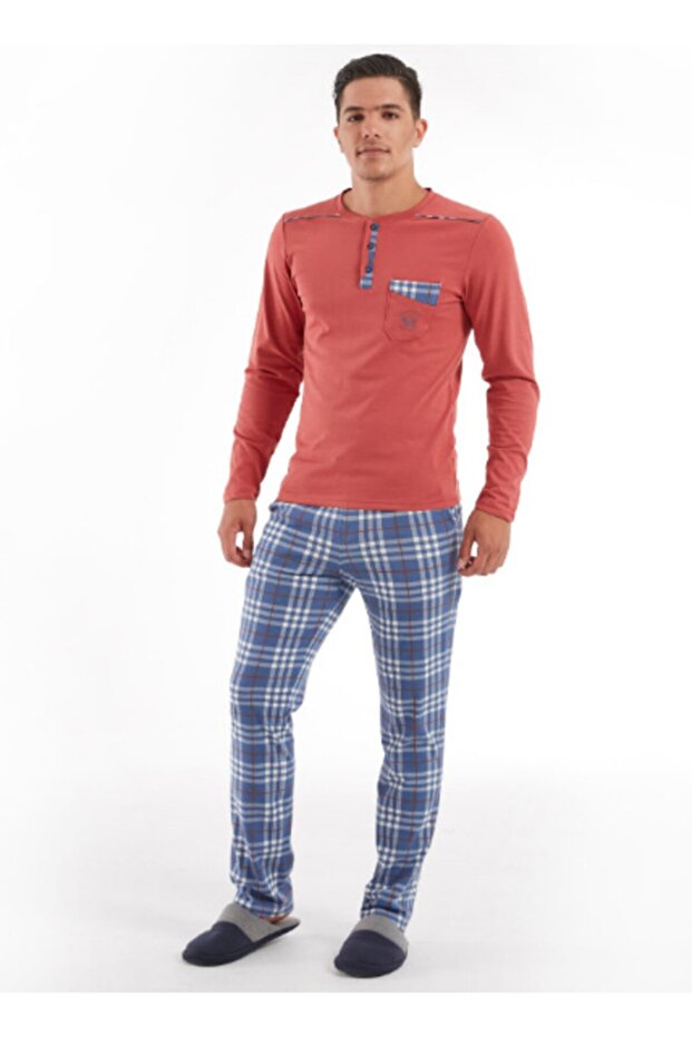 Erkek Pijama Takımı - 10320 - 1