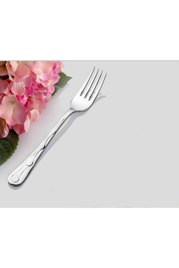 Inter Çelik Nokta Model Tatlı Çatalı 12li - 1