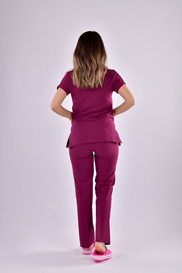 Likralı Mor Takım - 2