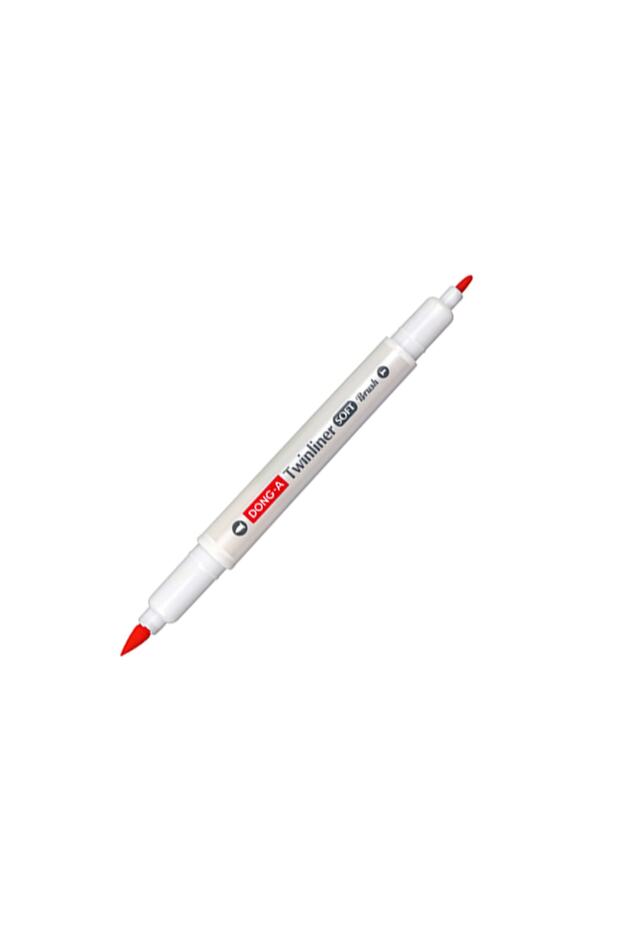 Twinliner Soft Brush Fırça Uçlu Işaretleme Kalemi Orange No:10 - 1