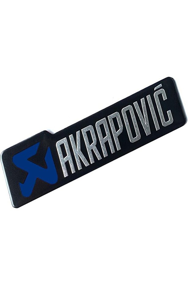 Akrapovic Dikdörtgen Sticker Lacivert - 2