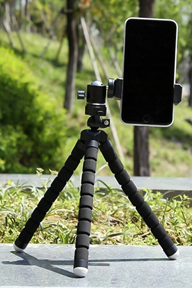 Akrobat Fleksi Tripod Ayarlanabilir 3 Ayaklı Tripod Pratik Bükülebilir Ayaklar Renkli Sd070 - 5