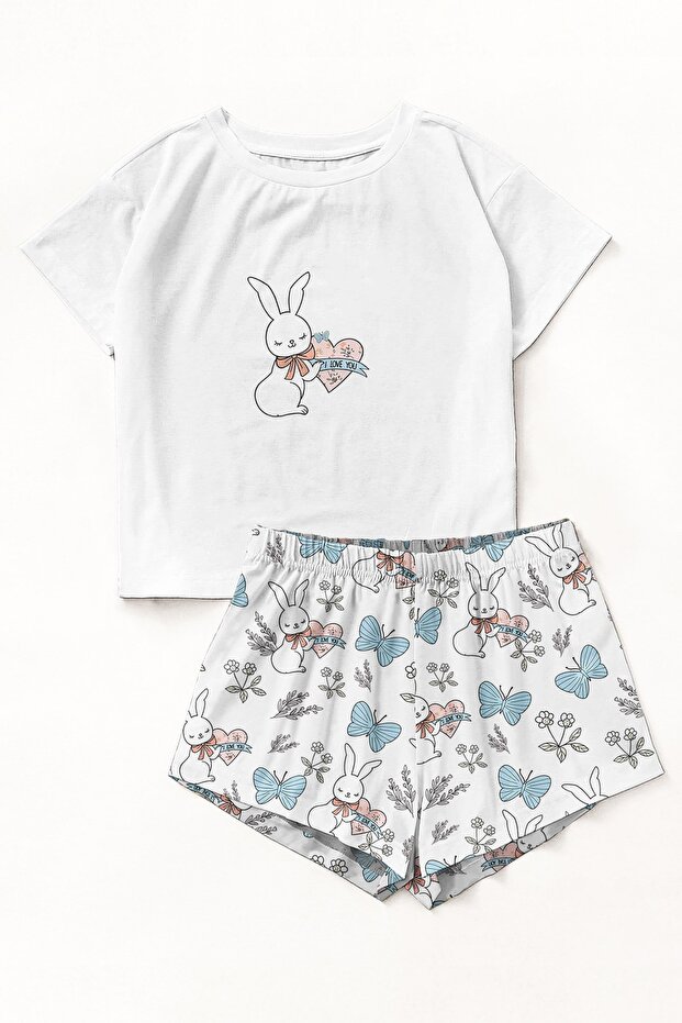 Zezex Butterfly Supersoft Shorts Set