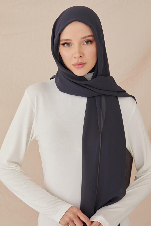 Şifonlu Bone Şal-antrasit - 1